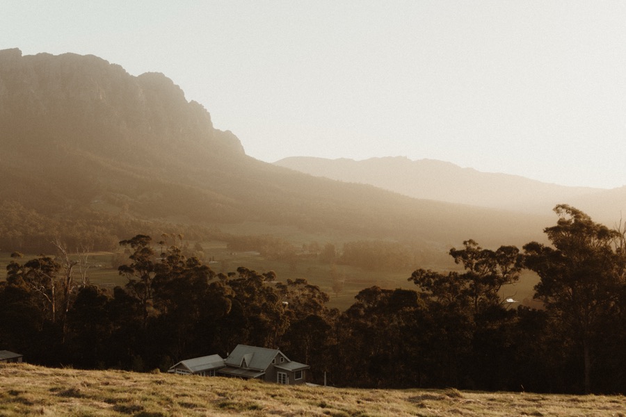 Van Diemen's Rise wedding venue in Tasmania