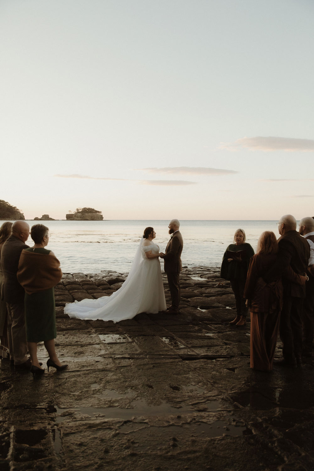 A micro-wedding in Tasmania