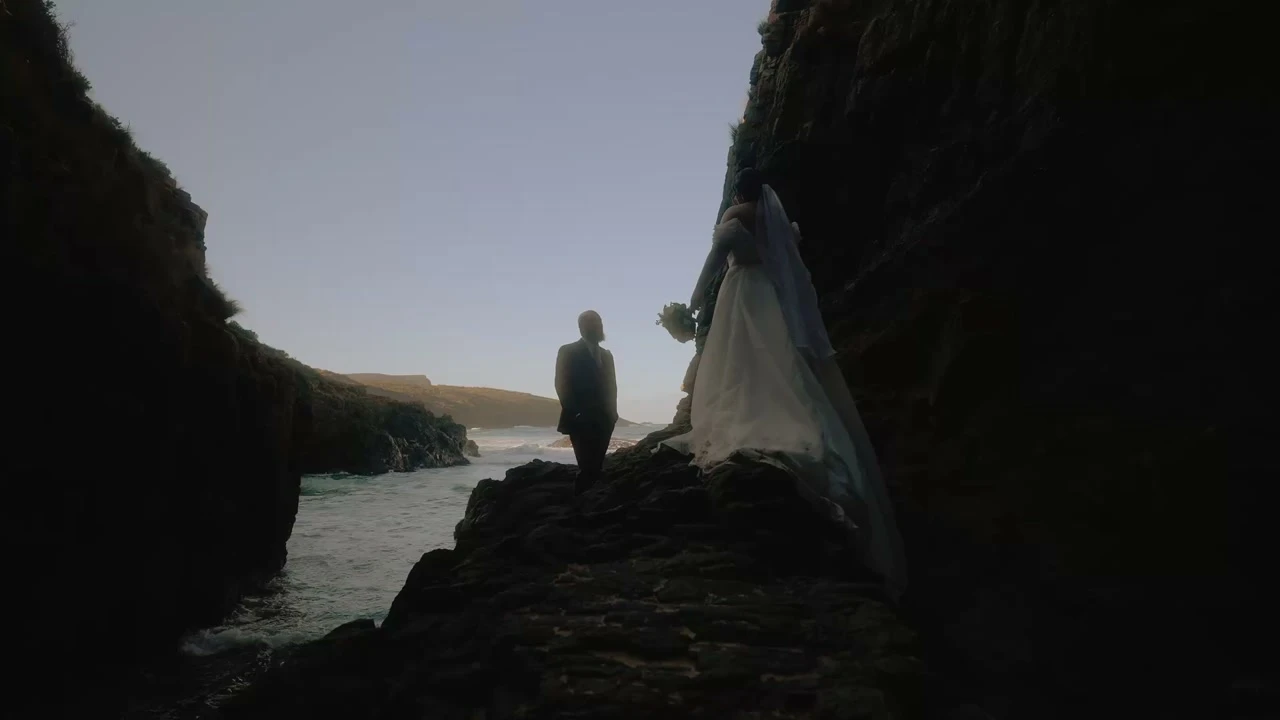 Tasmanian coastal landscape at a Wilderness Weddings venue